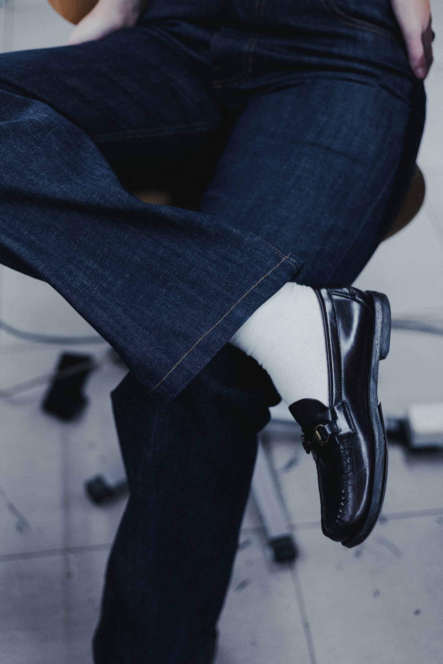 STRAIGHT 50s JEANS SELVEDGE BRUT DENIM