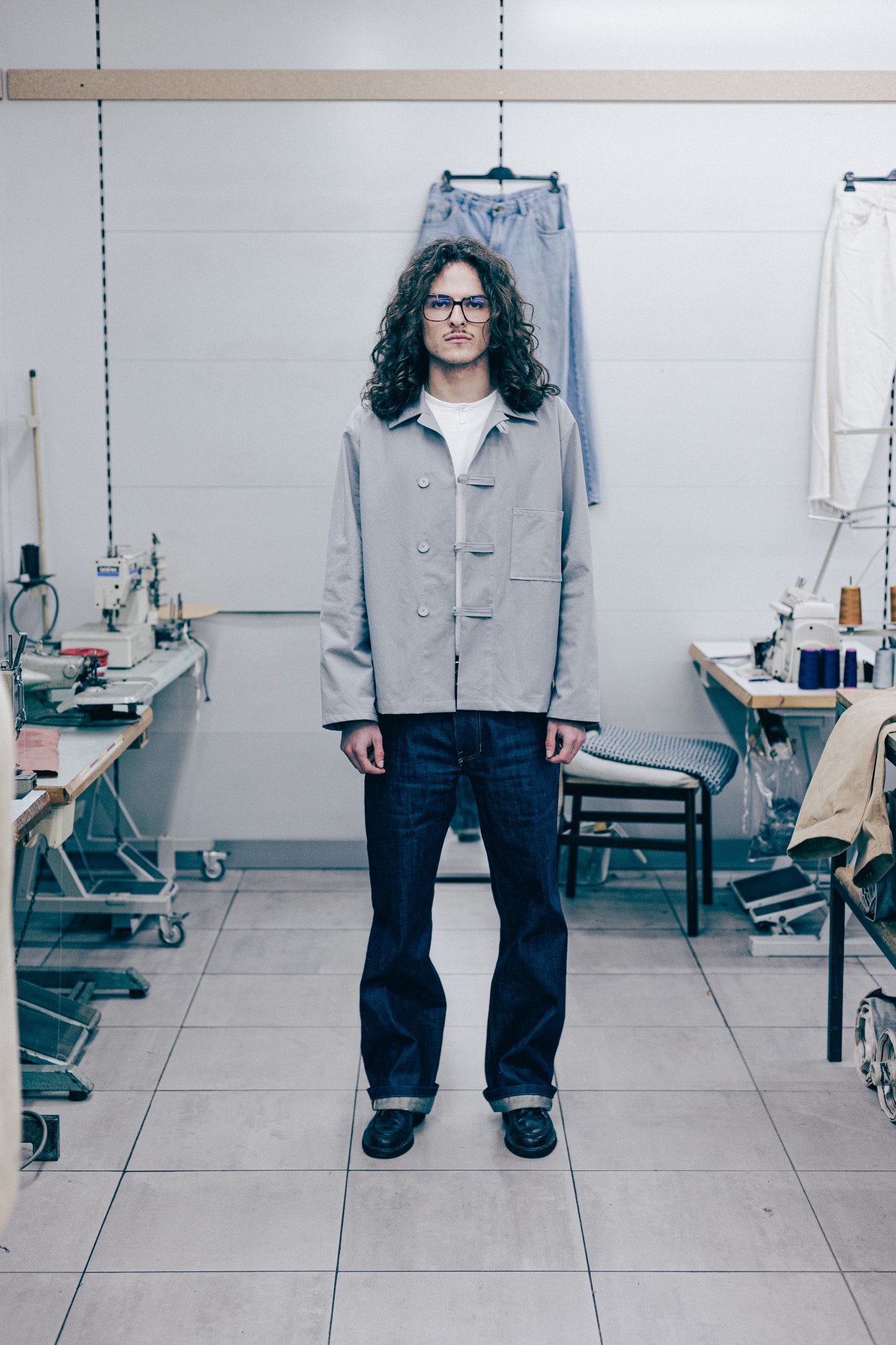 STRAIGHT 50s JEANS SELVEDGE BRUT DENIM