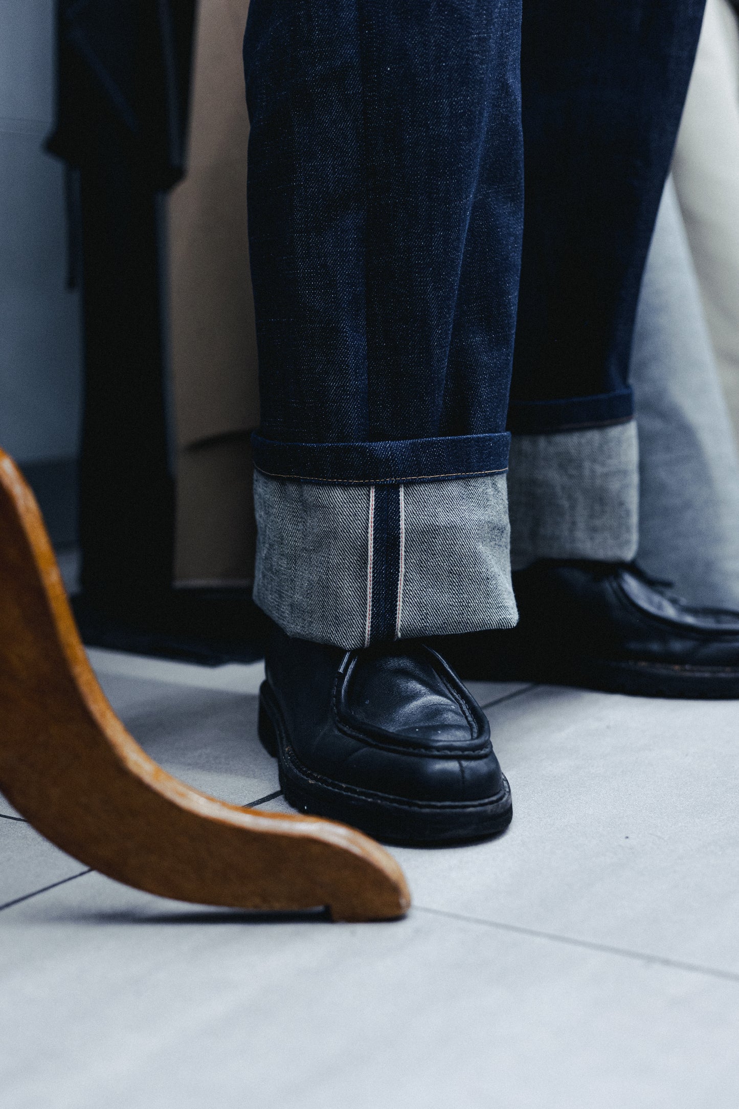 STRAIGHT 50s JEANS SELVEDGE BRUT DENIM