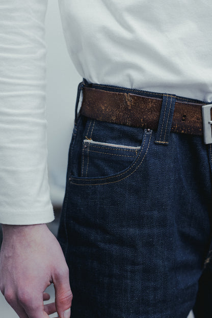 STRAIGHT 50s JEANS SELVEDGE BRUT DENIM