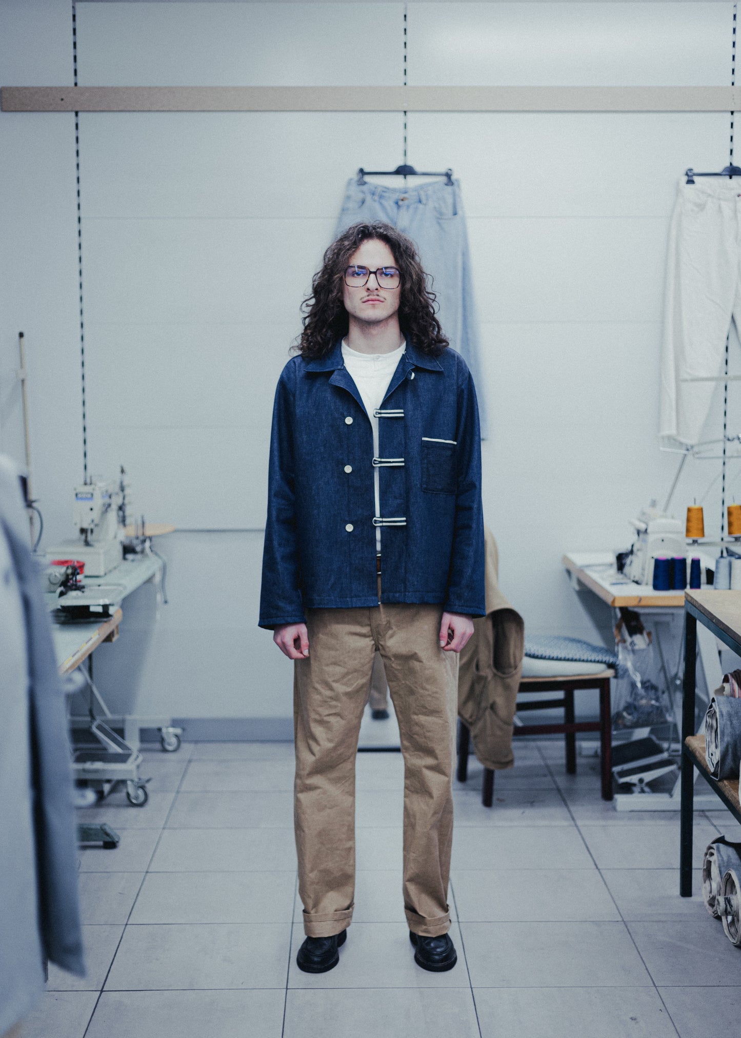 SAILOR OVERSHIRT SELVEDGE BRUT DENIM