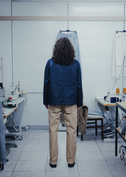 SAILOR OVERSHIRT SELVEDGE BRUT DENIM