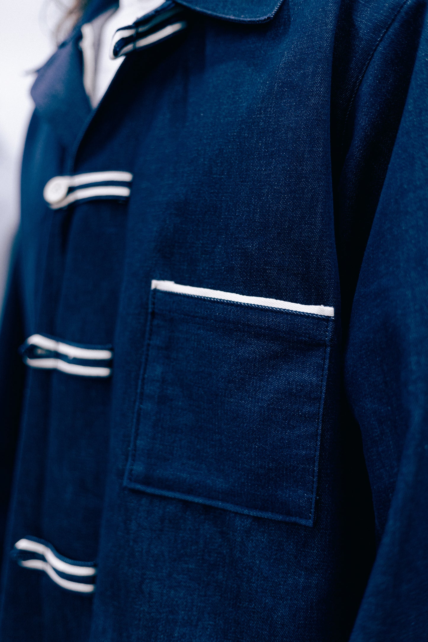 SAILOR OVERSHIRT SELVEDGE BRUT DENIM