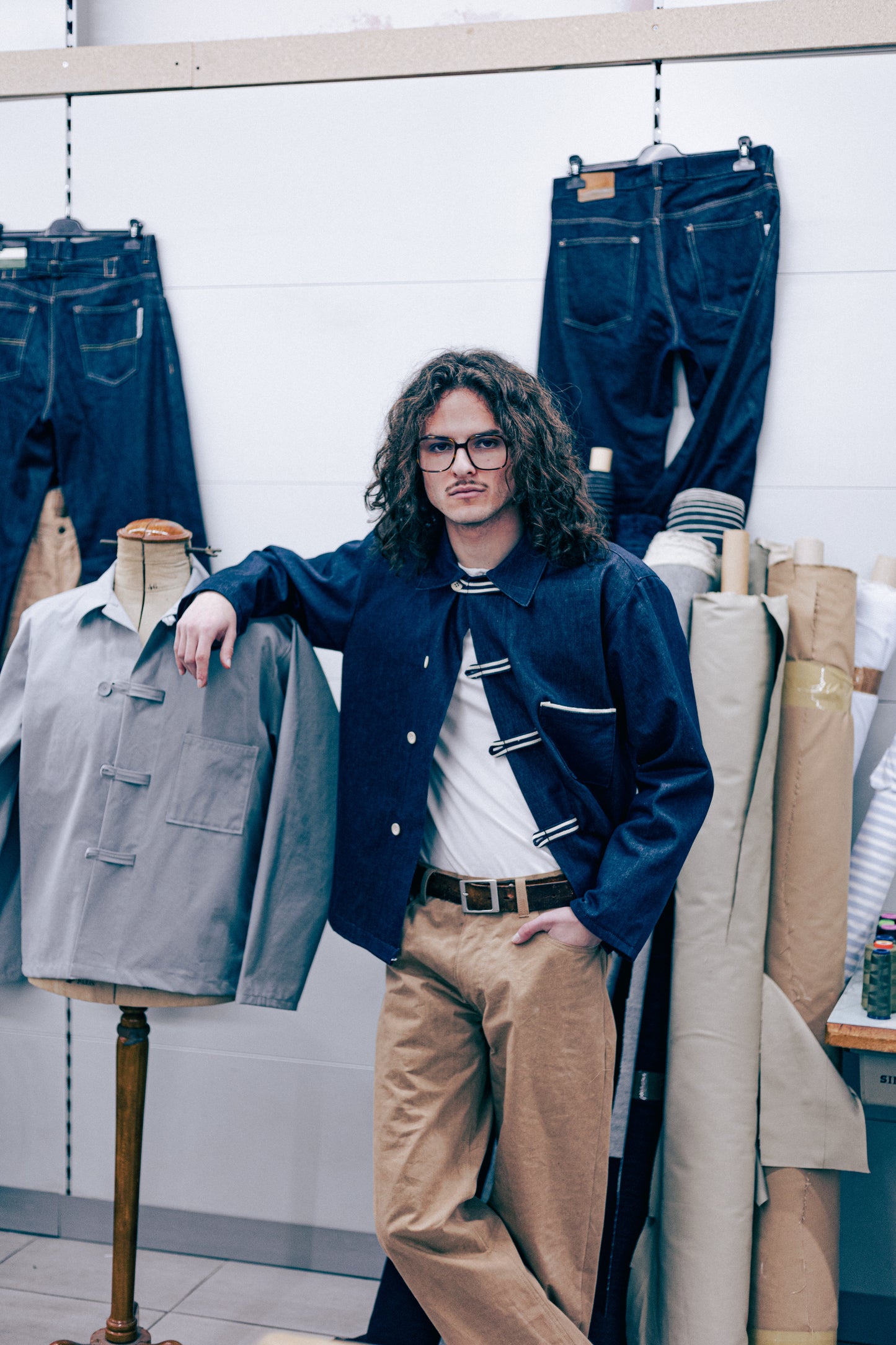 SAILOR OVERSHIRT SELVEDGE BRUT DENIM