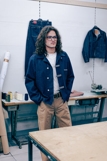 SAILOR OVERSHIRT SELVEDGE BRUT DENIM