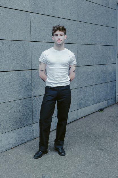 STRAIGHT 50s JEANS BLACK DENIM