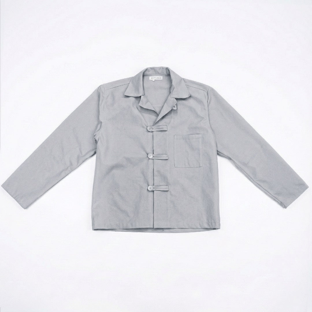 SAILOR OVERSHIRT GREY TWILL