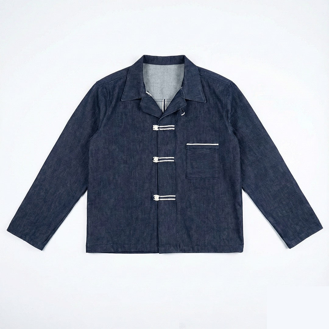 SAILOR OVERSHIRT SELVEDGE BRUT DENIM